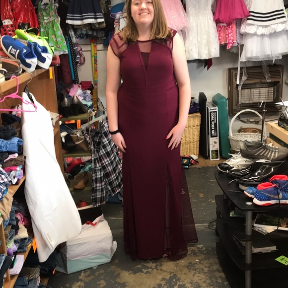 Night Way Collections Dresses & Skirts - formal dress has slits in bottom all around